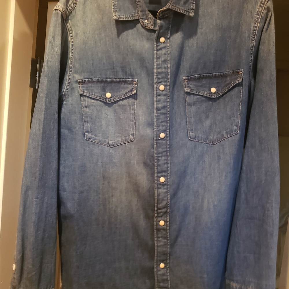 H&M Blue Denim Shirt